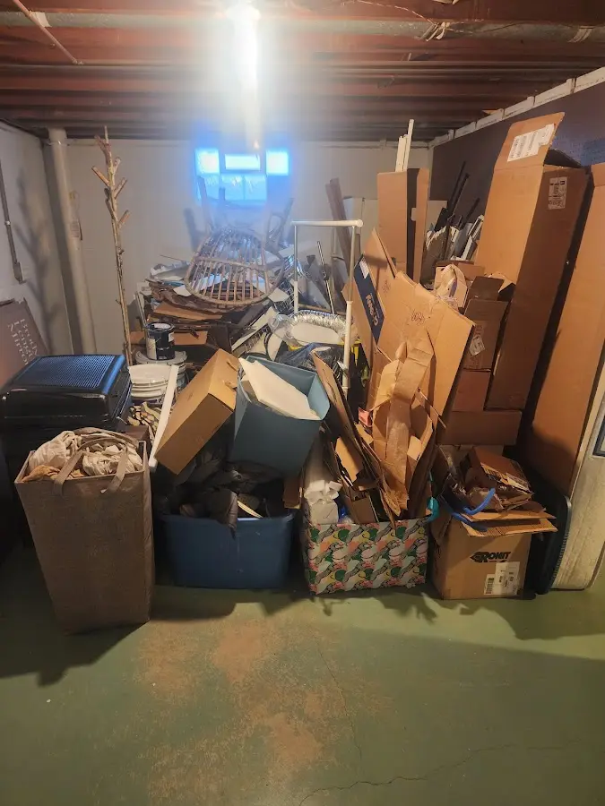 Roll-off dumpster container at job site for Concrete Dumpster Rental in Los Altos Hills